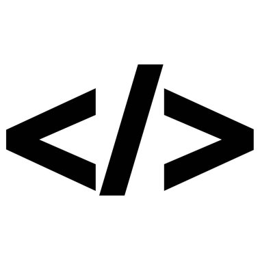 Web Geliştirme basit simgesi, vektör illüstrasyonu