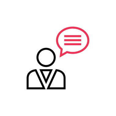 Kullanıcı profil simgesi vektör resimleme arkaplanı 