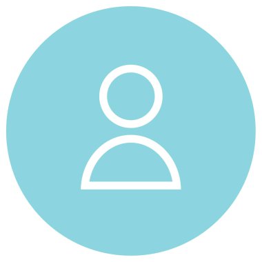 Kullanıcı profil simgesi vektör resimleme arkaplanı 