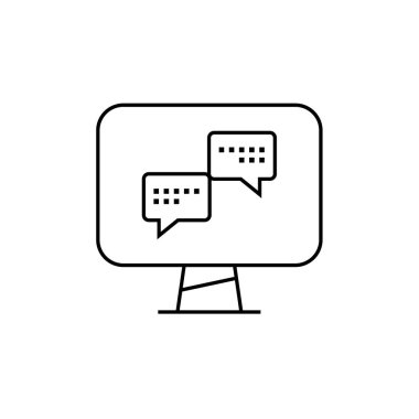 SMS ve Metin mesajlaşması vektör illüstrasyonu