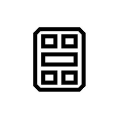 Kablolar modern simge, vektör illüstrasyonu