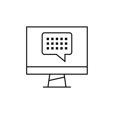 SMS ve Metin mesajlaşması vektör illüstrasyonu