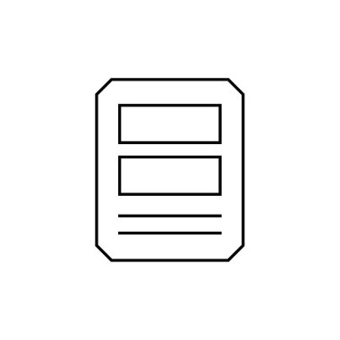 Kablolar modern simge, vektör illüstrasyonu