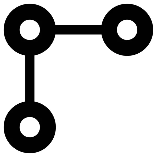 Network Simple Vector Illustration — Stock Vector