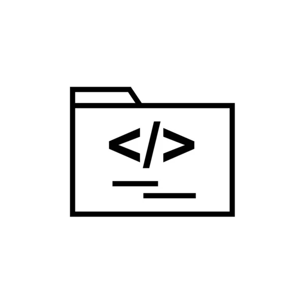 Web Entwicklung Einfaches Symbol Vektorillustration — Stockvektor