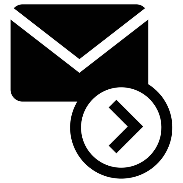 Ikona Mail Ilustracja Wektora — Wektor stockowy