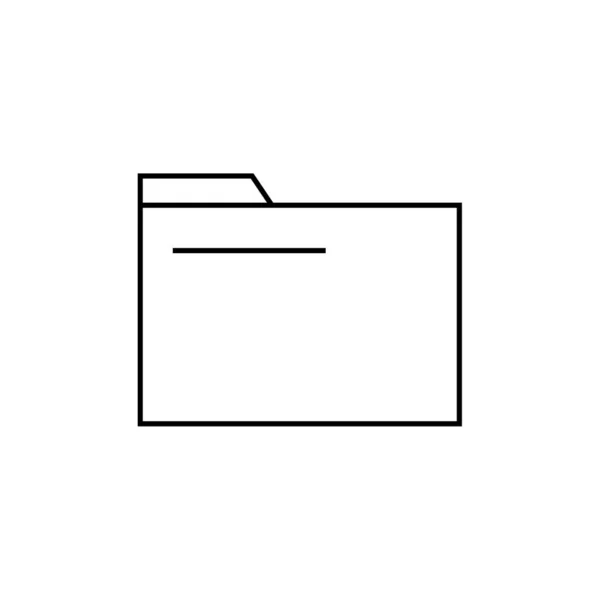 Dateiordner Icon Vektor Illustration — Stockvektor