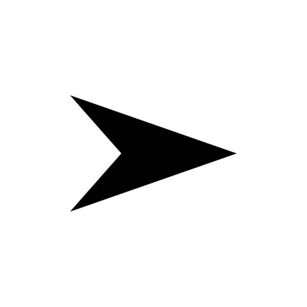 Ícone Gps Símbolo Navegação Design Simples — Vetor de Stock