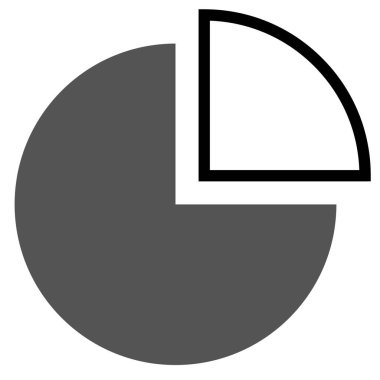 Pasta çizelgesi. Web simgesi