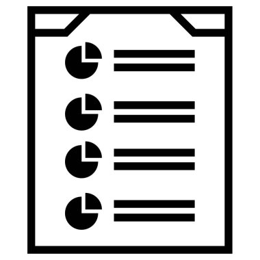 Bilgi Grafik simgesi vektör illüstrasyonu