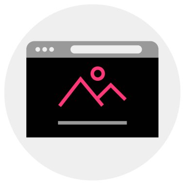 seo modern simgesinin vektör illüstrasyonu