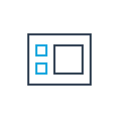 Beyaz arkaplanda izole edilmiş televizyon simgesi vektörü, şeffaf televizyon işareti logosu konsepti, ana tasarım unsurları in