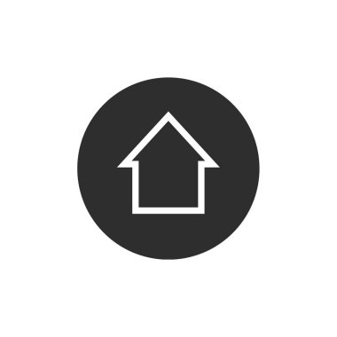 ev satın alma simgesi vektör illüstrasyonu