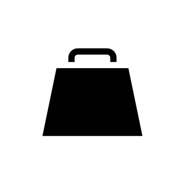 Alışveriş torbaları simge vektör çizim