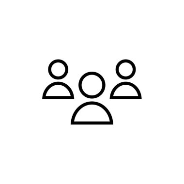 İnsan simgesinin vektör illüstrasyonu