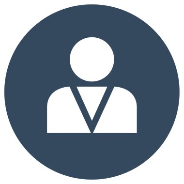 Kullanıcı profil simgesi vektör resimleme arkaplanı 