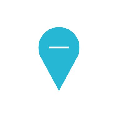 location simple icon, vector illustration      