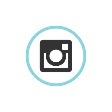 Fotoğraf makinesi, sosyal medya logosu