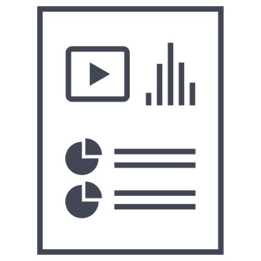 seo web simgesi basit illüstrasyon     