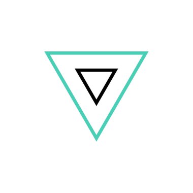 ok simgesi vektör illüstrasyonu   