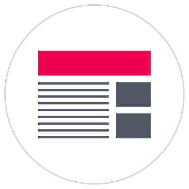 Kolayca değiştirebilen ya da düzenleyebilen web sayfası renk vektörü simgesi 