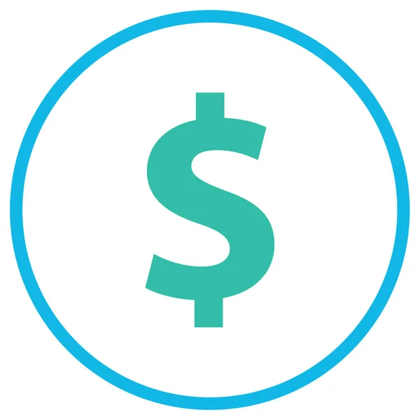 Einfache Illustration Eines Geldzeichens Dollarsymbol — Stockvektor