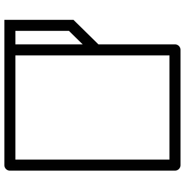 Fichier Dossier Icône Vectoriel Illustration — Image vectorielle