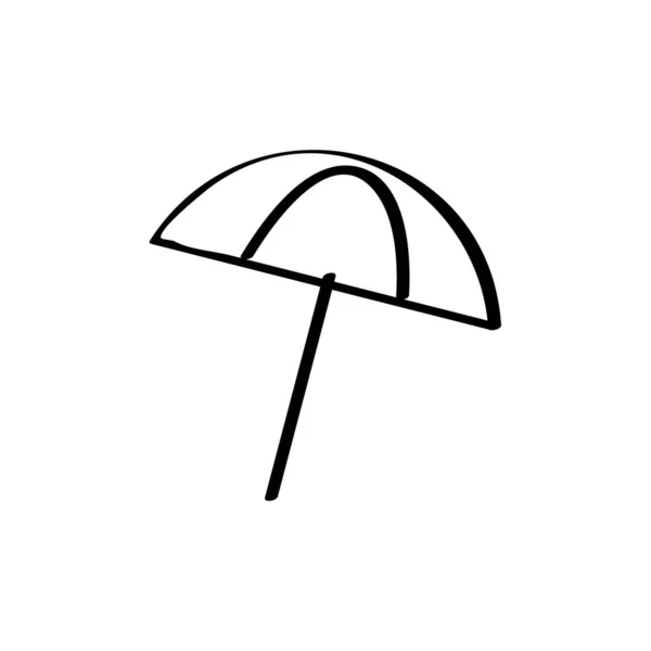 Paraguas Icono Vector Ilustración — Vector de stock