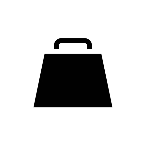 Einkaufstaschen Symbol Vektor Illustration — Stockvektor