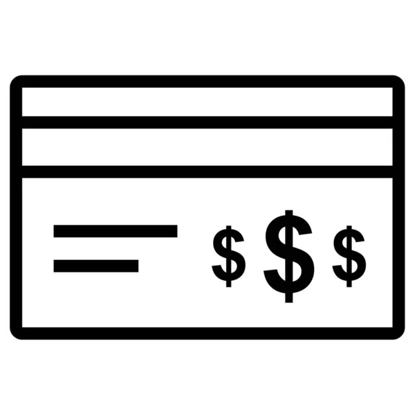 美元钞票图标矢量 1美元钞票 — 图库矢量图片