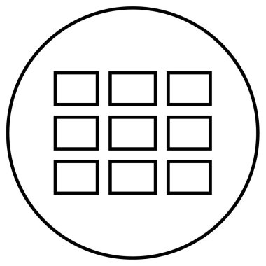 Kablolar modern simge, vektör illüstrasyonu