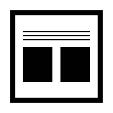 Kablolar modern simge, vektör illüstrasyonu