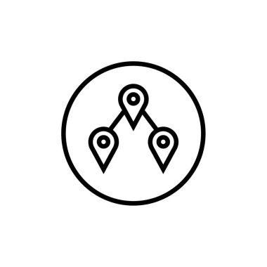 GPS Simgesi, Seyrüsefer Sembolü, Basit Tasarım 