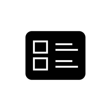 belge simgesi vektör illüstrasyonu