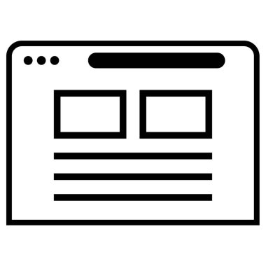 Dosya. Web simgesi basit illüstrasyon