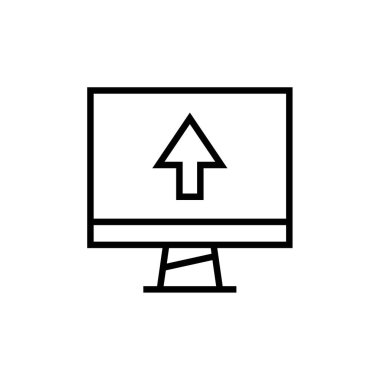 bilgisayar simgesi vektör illüstrasyonu