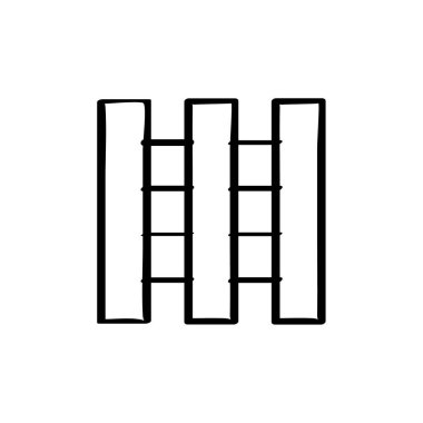 merdiven simgesi çizimi