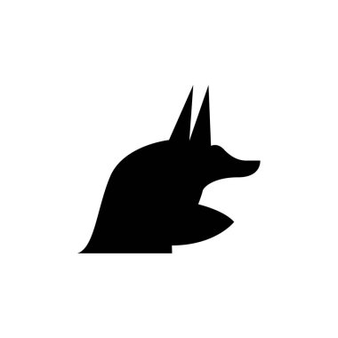 Wolf Logo simgesi vektör illüstrasyon tasarımı