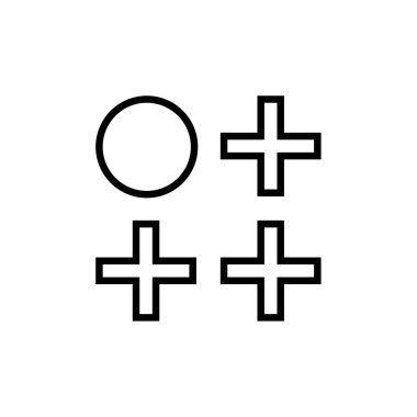 Modern b 'nin vektör illüstrasyonu eksik simgesi