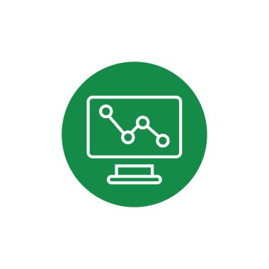 bilgisayar simgesi vektör illüstrasyonu