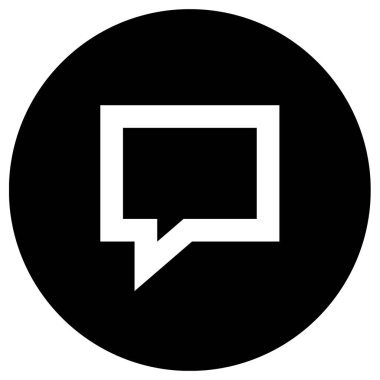 konuşma simge vektör çizim