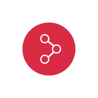 veri web simgesi, vektör illüstrasyonunu paylaş