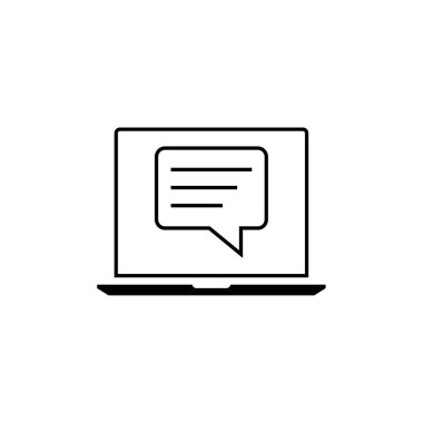 SMS ve Metin mesajlaşması vektör illüstrasyonu