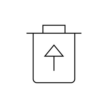 navigasyon okunun vektör çizimi modern simge