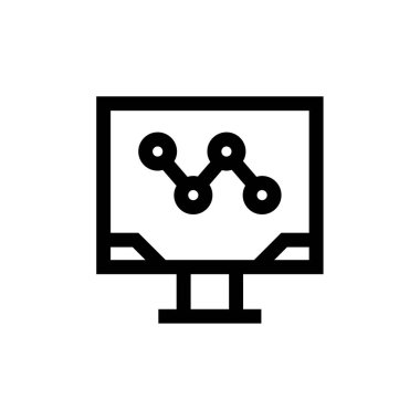 Bilgi Grafik simgesi vektör illüstrasyonu