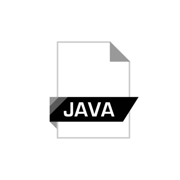 Soyut Java Dosya Vektör Illüstrasyonu — Stok Vektör