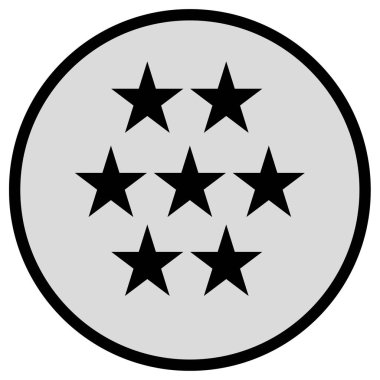 yıldız simgesi, vektör çizimi