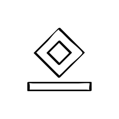 soyut yaratıcı logo simgesi tasarımı, vektör şablonu      