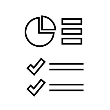 Bilgi Grafik simgesi vektör illüstrasyonu
