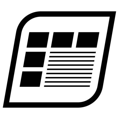 Kablolar modern simge, vektör illüstrasyonu